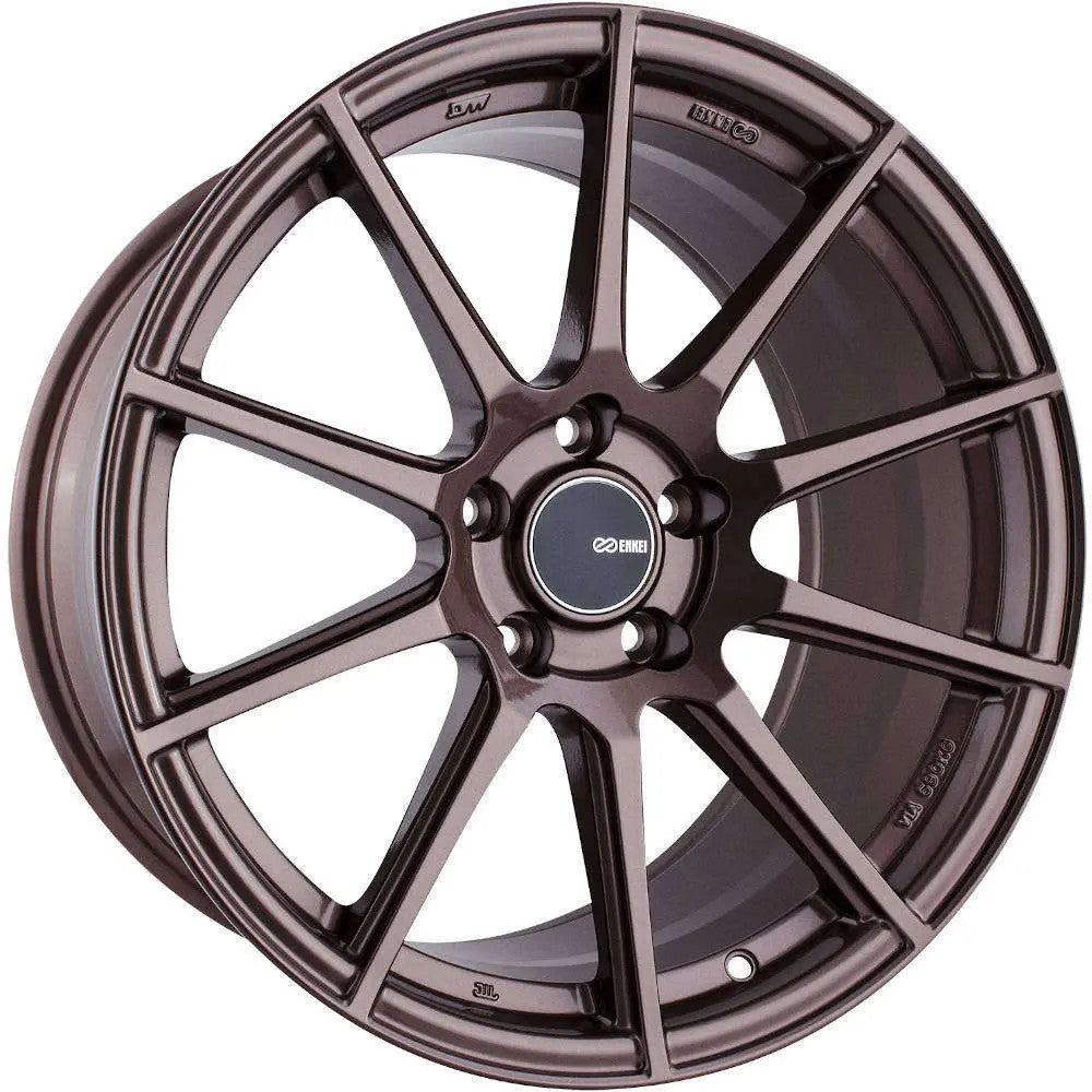 Enkei TS10 Copper 18x9.5 +35 5x114.3 (Single Wheel) - 2015-2023 Subaru WRX / 2015-2021 STI / 2019-2023 Forester